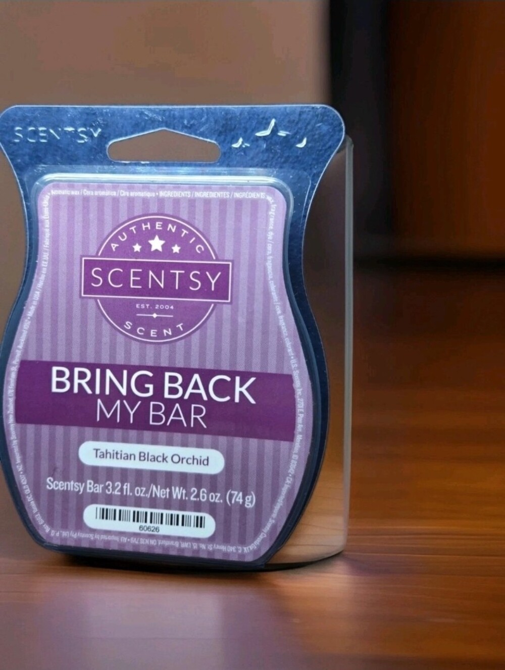 Scentsy Tahitian Black Orchid Bar Wax Melts Home Fragrance Retired Scent New